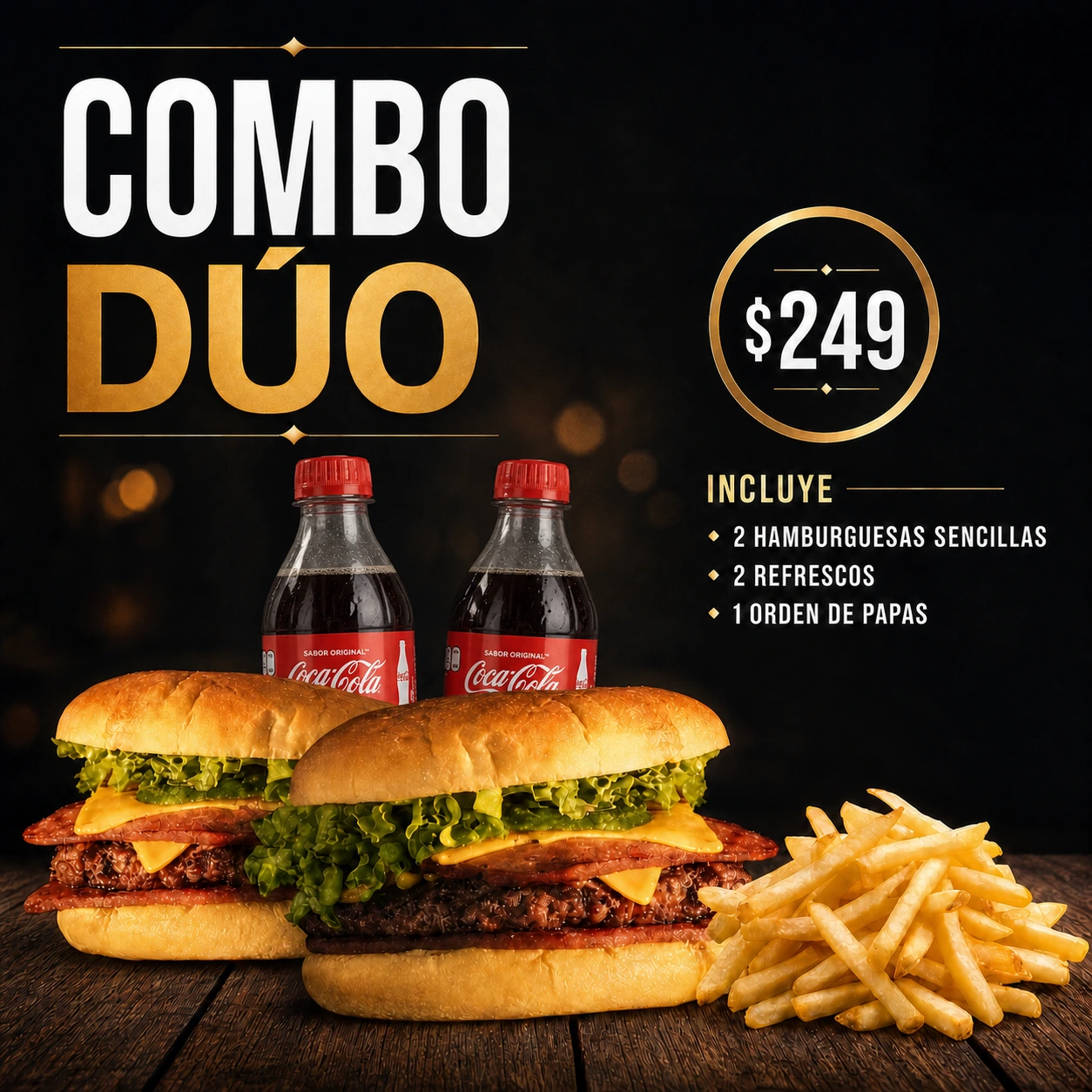 Combo Dúo de Lord Burger